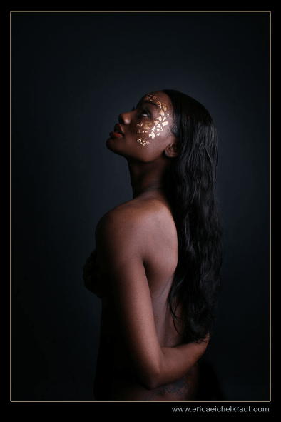 Female model photo shoot of AC Santana and MsMason by City Lights Studio in erica's studio
