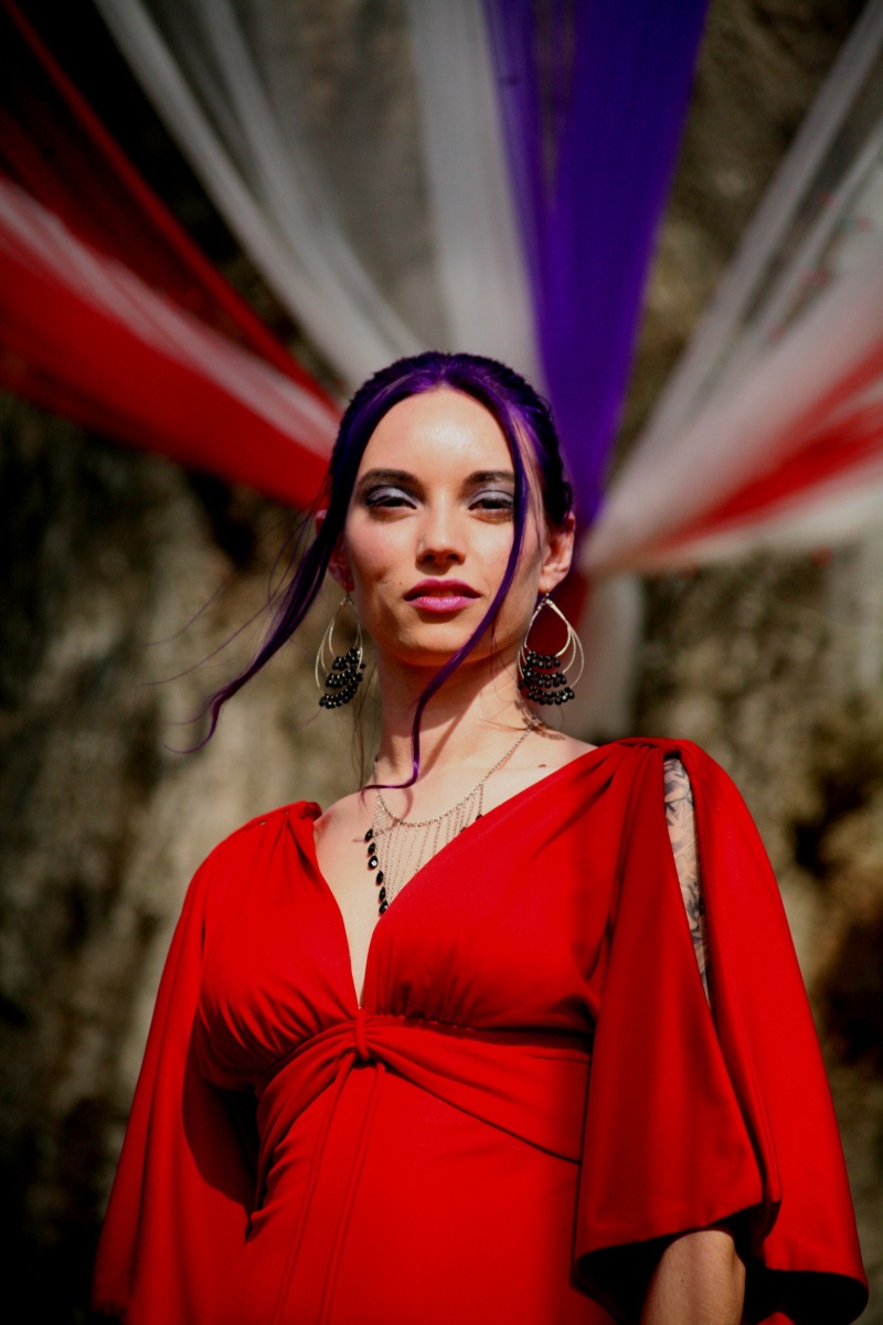 Female model photo shoot of Cheramie Joubert in under a canopy Louisiana