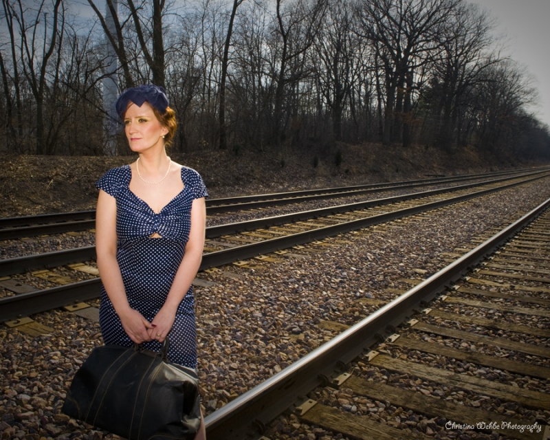 Female model photo shoot of AmieBethD by Christina Wehbe in Glen Ellen Illinois
