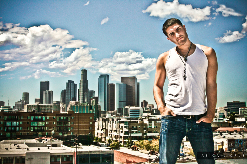 Male model photo shoot of Andrew Liscio by Abigail Cruz in Downtown Los Angeles