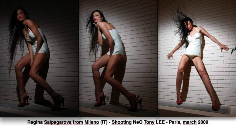 Male and Female model photo shoot of NeO Tony LEE and Regina Salpagarova in Paris, FR