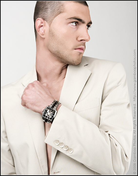 Male model photo shoot of Robert Strazzullo by Mark Gamboa, retouched by Crystal Mathias, makeup by ALLISON STOUT