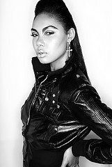 Female model photo shoot of Shana E by Ice Photography, makeup by Adamo Artistry