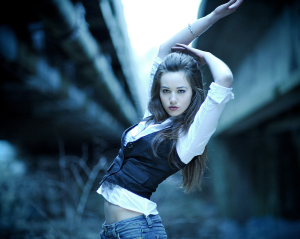 Female model photo shoot of Kara F by wjc