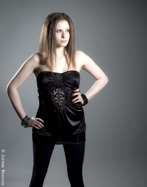 Female model photo shoot of Justine Rosazza in Hallmark