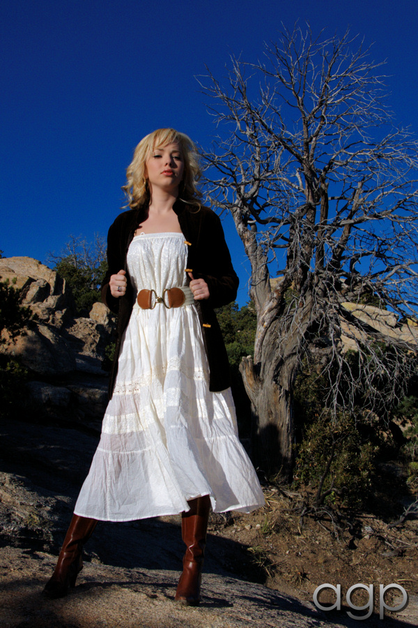 Male and Female model photo shoot of Angel G Photo and Anna Love in Mt. Lemmon