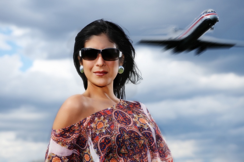 Male and Female model photo shoot of Duane Heaton and Grachela in National Airport