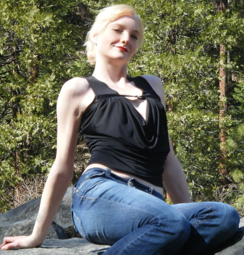 Female model photo shoot of Annabel Lee09 in El Dorado National Forest 