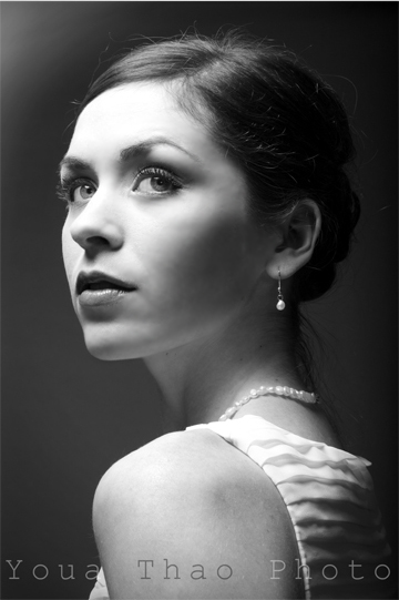 Female model photo shoot of Jocelyn Largent by YThao in San Francisco, makeup by Jennifer Ericson
