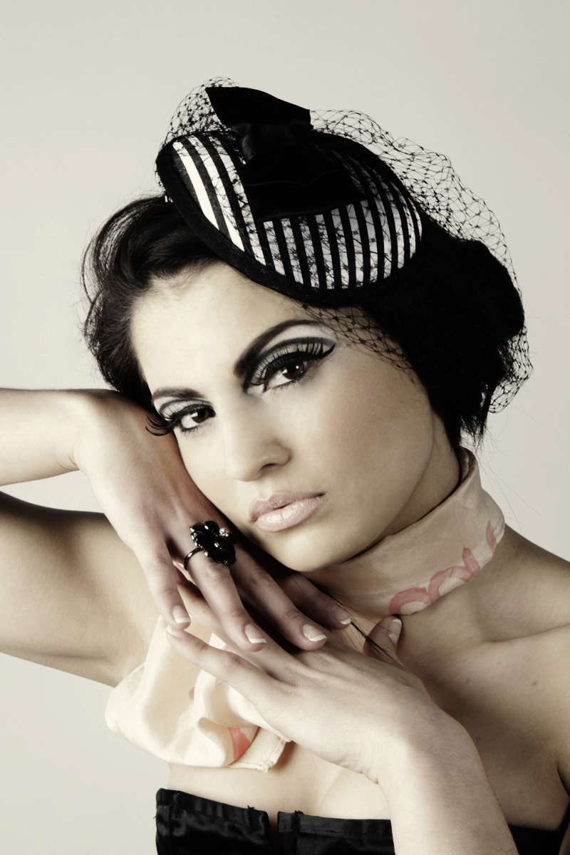 Female model photo shoot of irynuca4u by Viktoria Panik, makeup by OKSANA_MakeUp