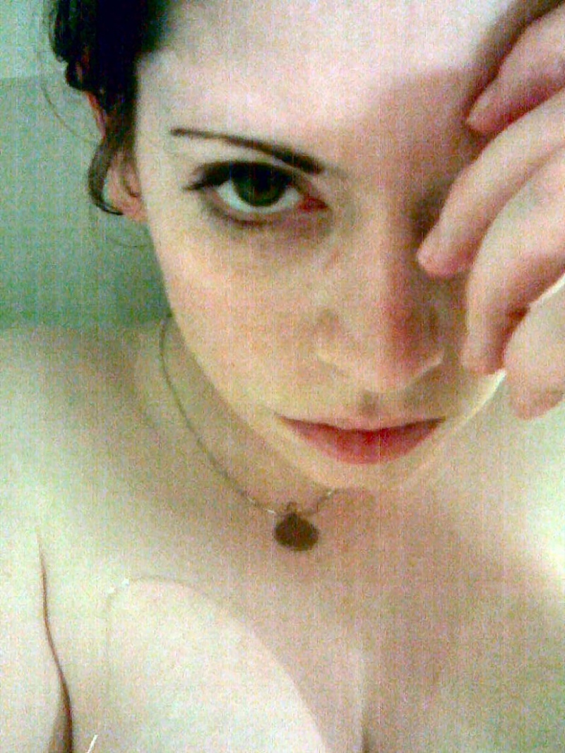 Female model photo shoot of Courtney Darling in my bathtub ;)