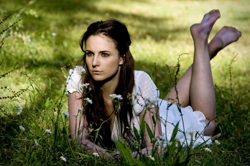 Female model photo shoot of Emilia G in Chowder Bay
