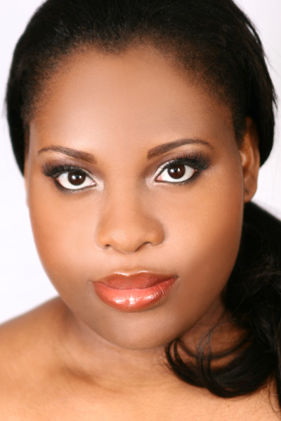 Female model photo shoot of Nikeya Young by Victoria Sprung in Victoria Sprung Studio, Chicago, IL, makeup by Krystyn J