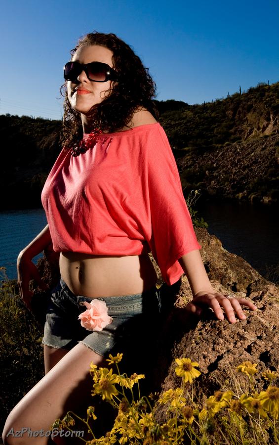 Female model photo shoot of Dusti Lea