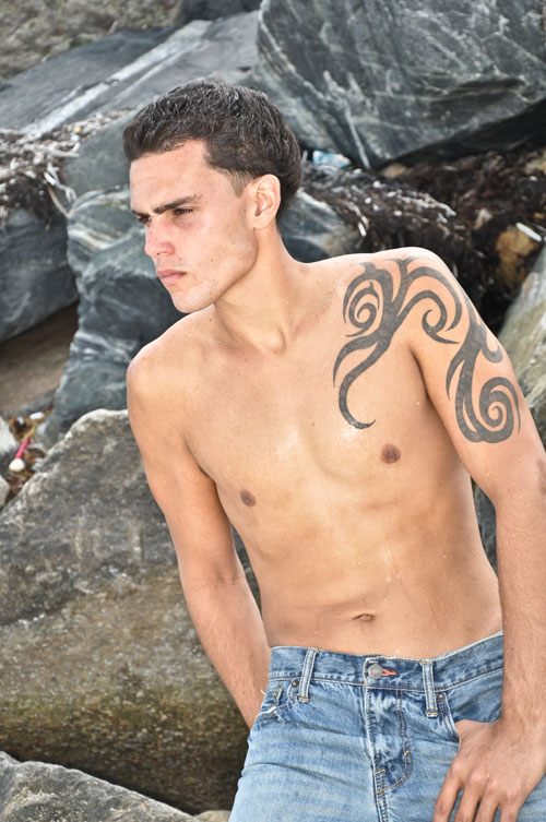 Male model photo shoot of Junior Castro in Nikki Beach Miami