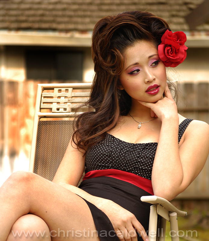 Female model photo shoot of Marcie Bias and Linh_Le in Stockton