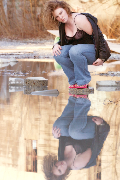 Female model photo shoot of Ash Haines by Yerkes Photography in Lake Katrine, NY 