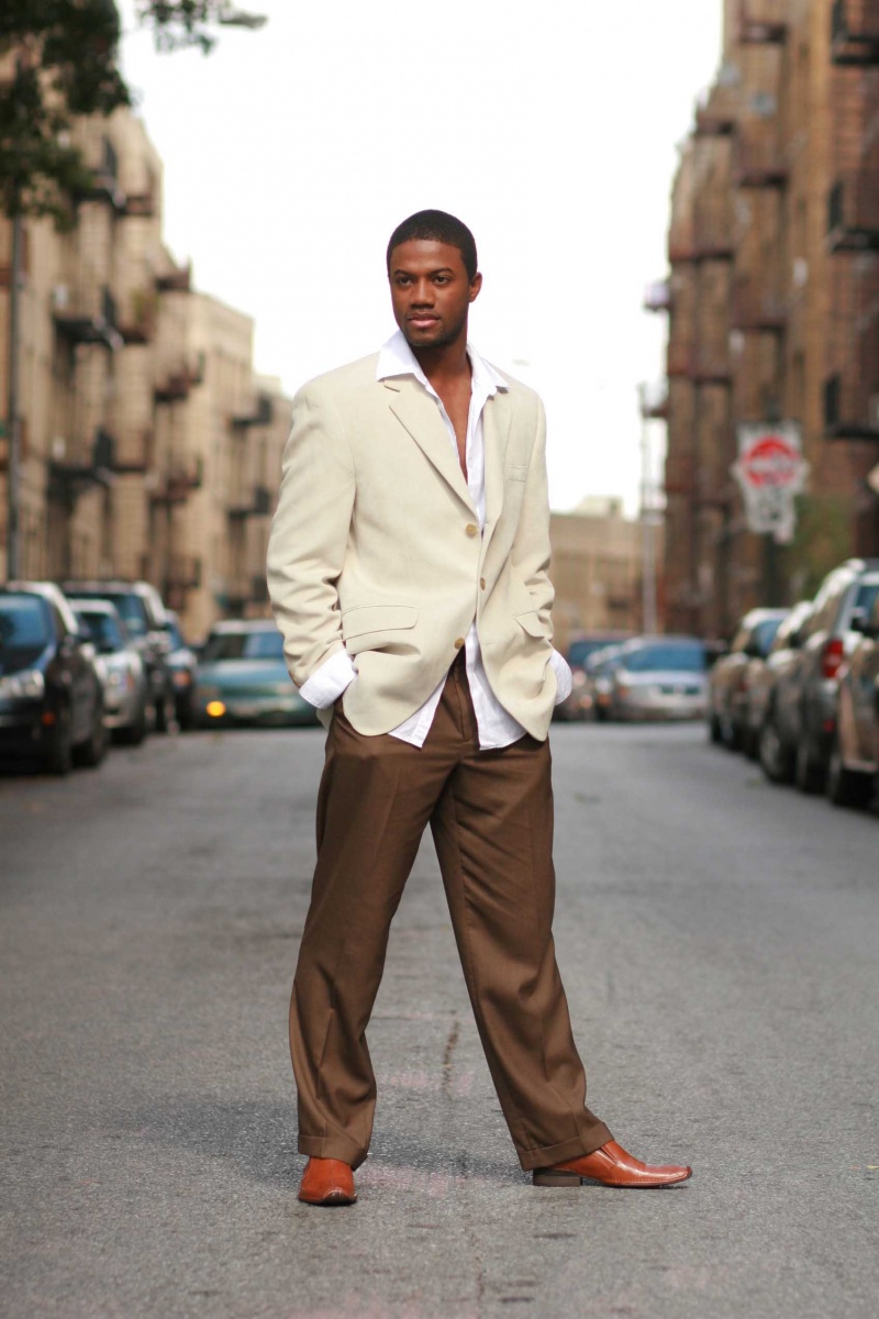 Male model photo shoot of Nickoy Ellis in Upper East side NY