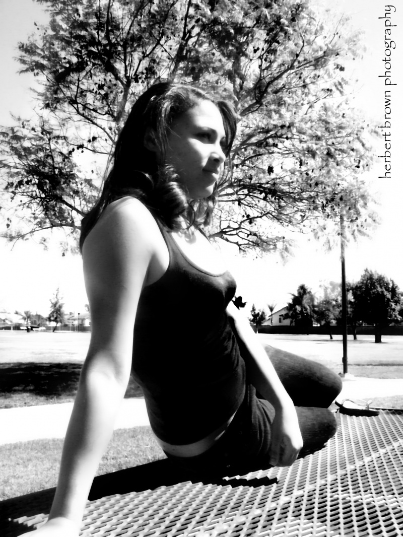 Female model photo shoot of NicoleRBrown by HBP STUDIOS in Cypress Trails Park