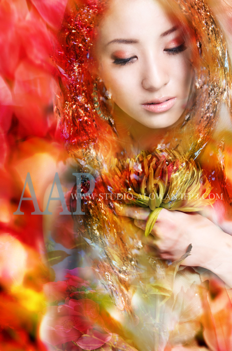 Female model photo shoot of ALOWANEA ArtPhotography and _akko_ in Tokyo, makeup by VEDA H