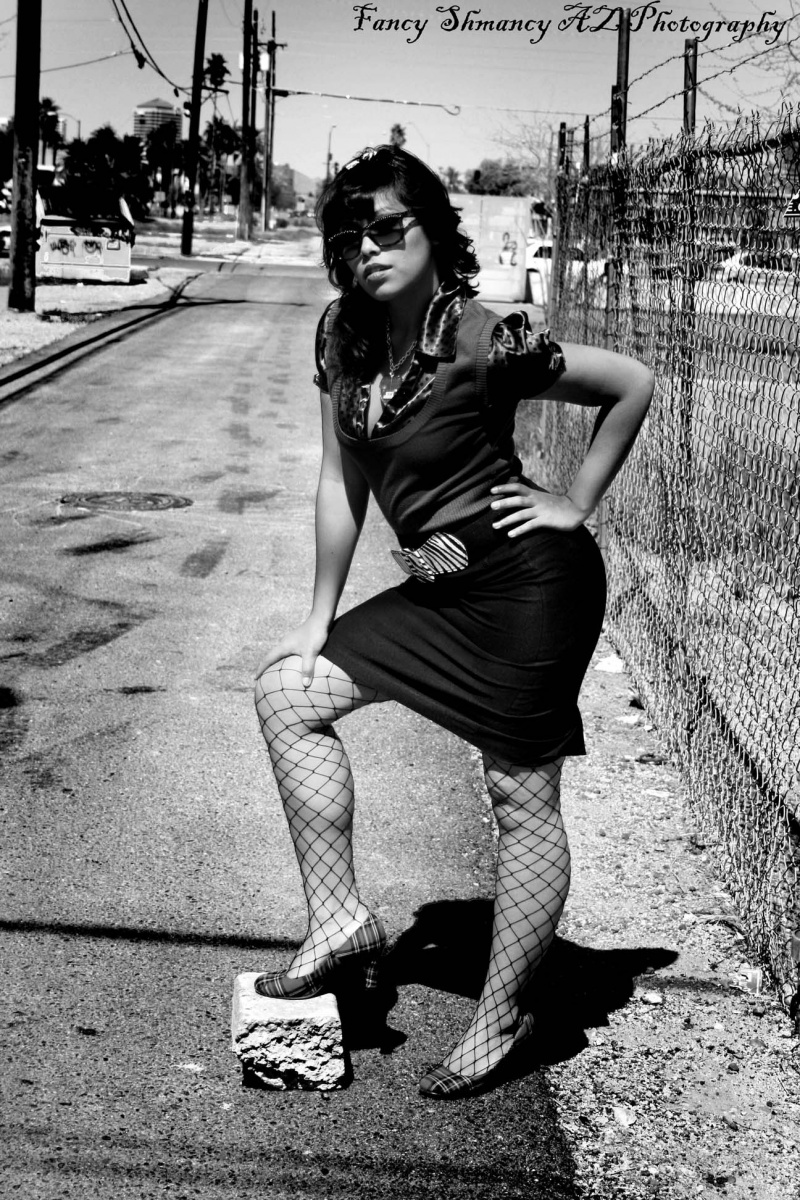Female model photo shoot of Digital Helix and Surena W in Downtown Phx
