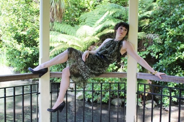 Female model photo shoot of Amymay in Wellington Botanical Gardens
