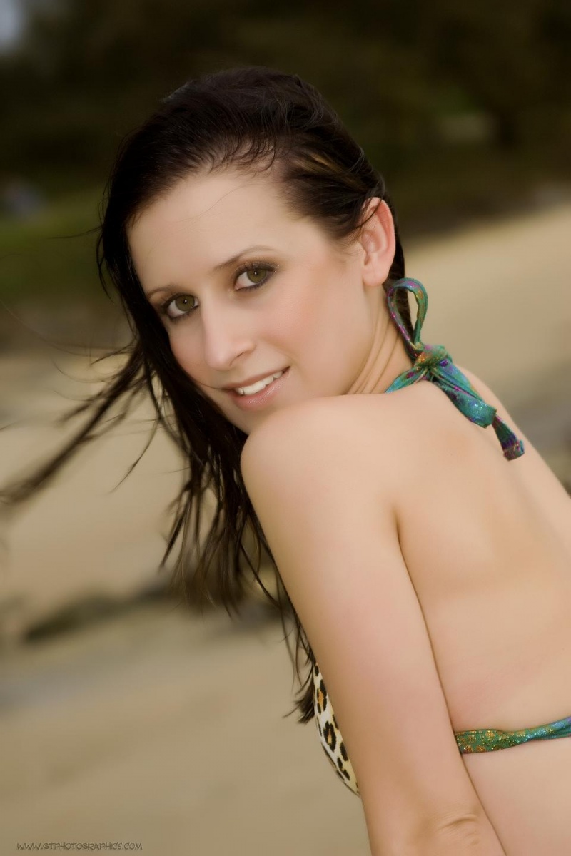 Female model photo shoot of Bloss Makeup in Sunshine Coast