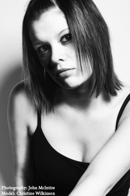 Female model photo shoot of Chrisi Bathory by John McIntire in Studio