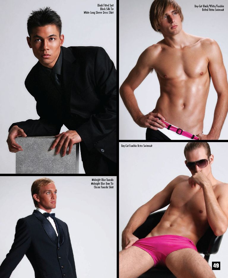 Male model photo shoot of Abel Cruz, Mike Stark, Tyler Ramsey and Markus Schulz in Miami, Florida, clothing designed by Machicao Couture