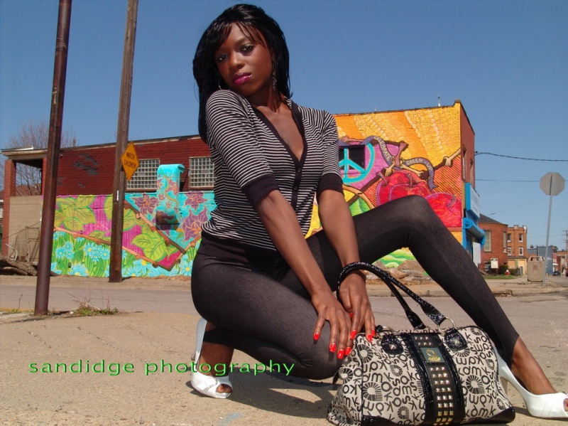 Female model photo shoot of Mrs CoCo by Sandidge Photography in on da' corrner