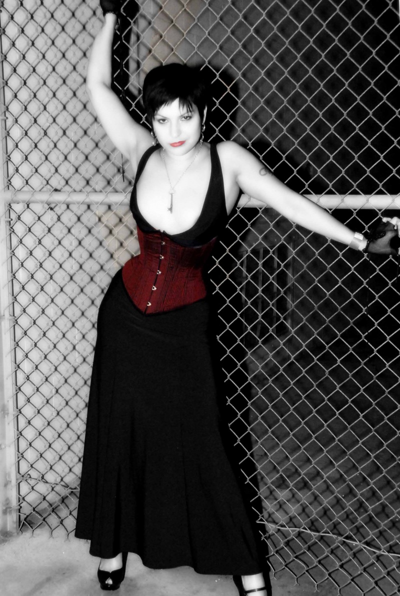 Female model photo shoot of Lady Katrina in Catacombs- Columbus,OH