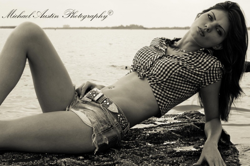 Male and Female model photo shoot of Mike Austin Photography and -Crystal Marie- in Ponce Inlet