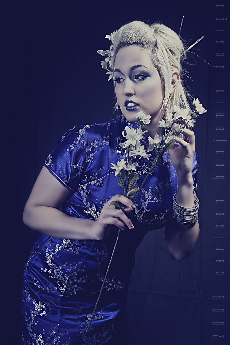 Female model photo shoot of Melissa Modlinski by Carlson Benjamin Design, makeup by Aleah K