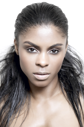 Female model photo shoot of Kierstin Alexandria by SolraK Studios , makeup by Glamgoddessxx
