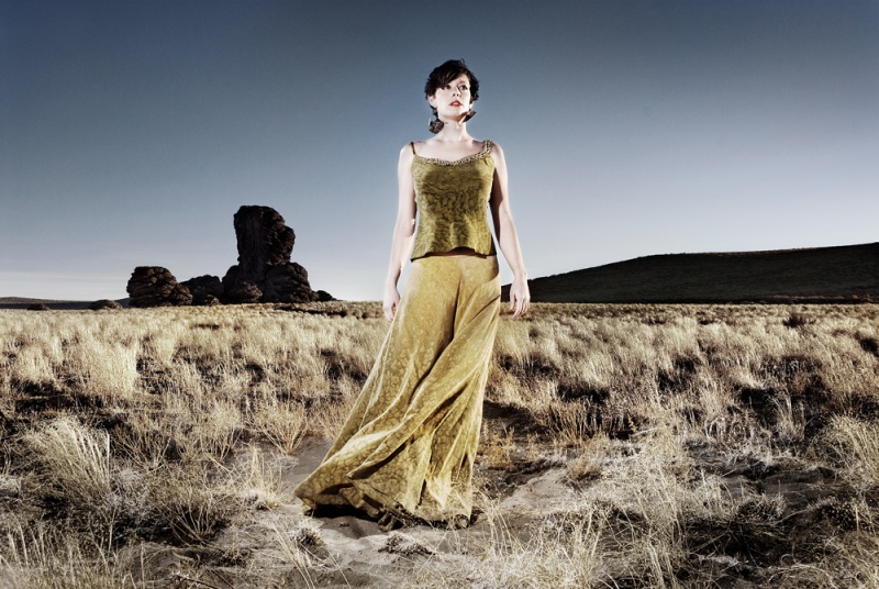 Female model photo shoot of Mina Threads and Julie Netzky by Asa Gilmore in Pyramid Lake Wilderness, Nevada