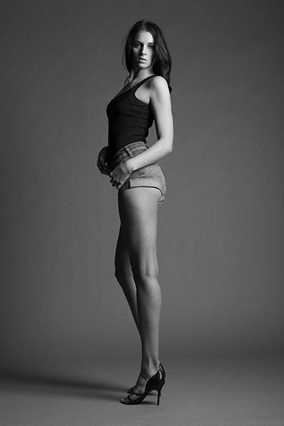 Female model photo shoot of Krista Reischl by Felix Kim, wardrobe styled by Rachel Lily Zimmerman