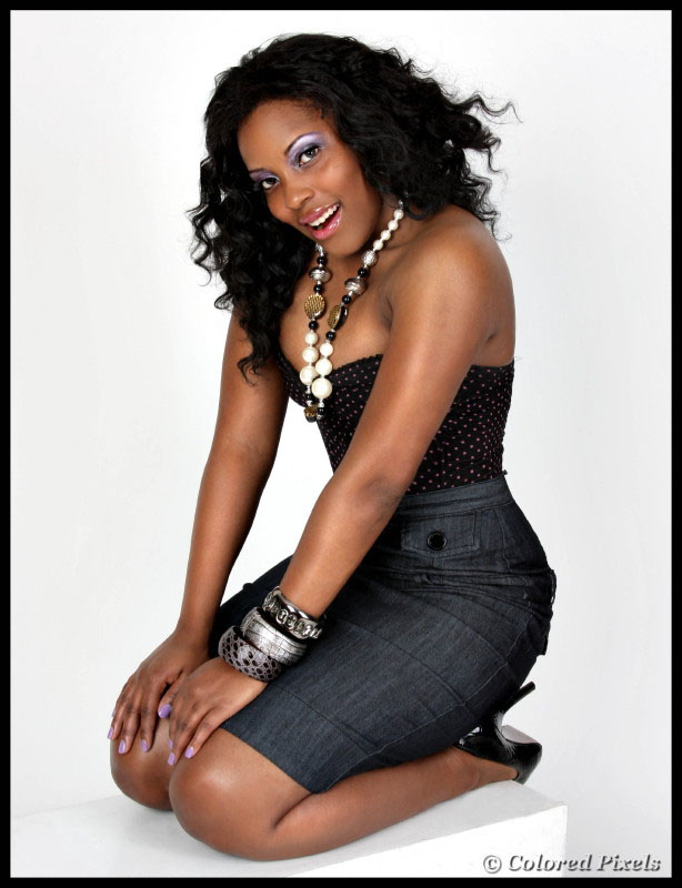 Female model photo shoot of Precious C by Colored Pixels in Colored Pixels Studio- Balto, MD