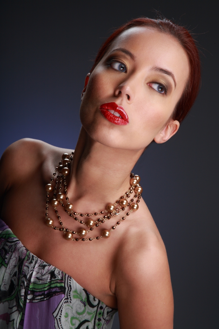 Female model photo shoot of Miz Ghazi Khan by Steven Ledell in Chicago, makeup by Nicole Rogers