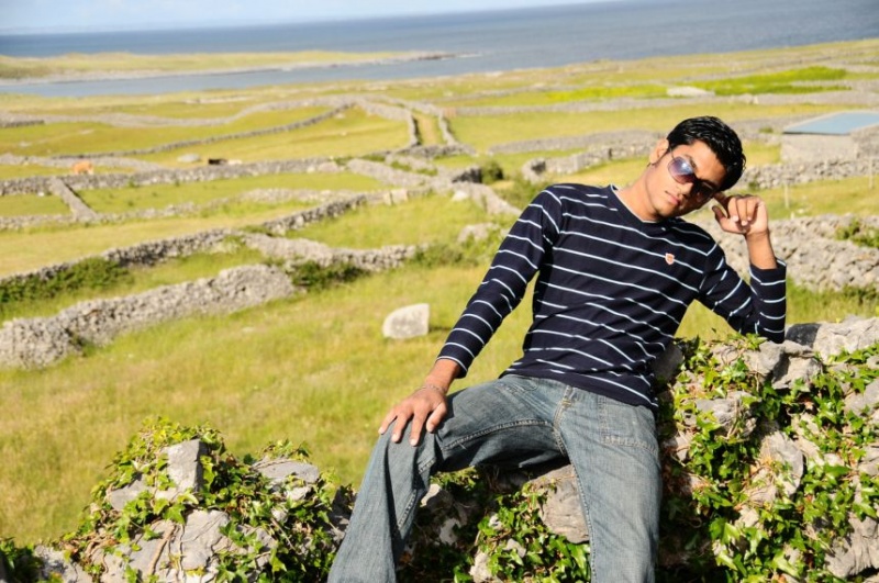Male model photo shoot of Kamlesh Mulloo in Aran Islands