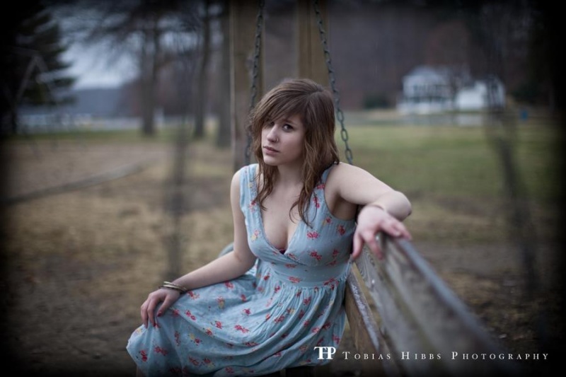 Female model photo shoot of Graci Marie by Tobias Hibbs in Turners Falls