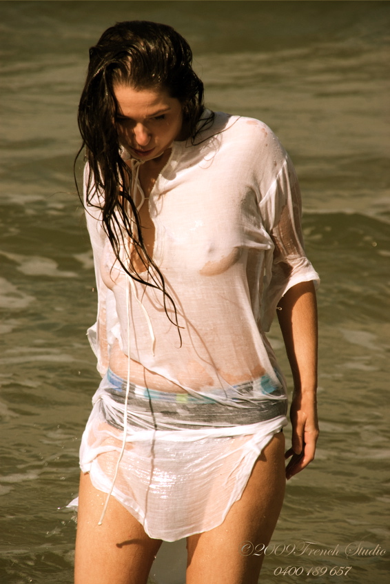 Female model photo shoot of GemTaur in Port Melbourne Beach