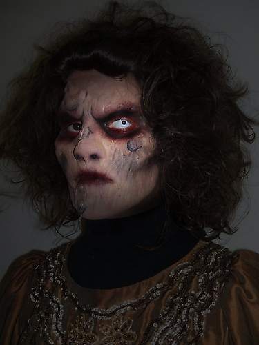 Female model photo shoot of Stefanie Make-up in Walibi world