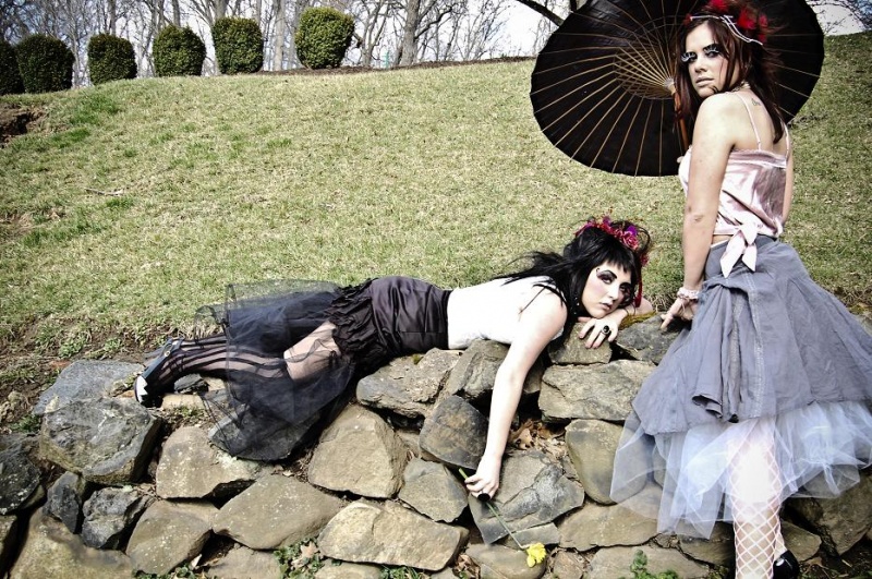 Female model photo shoot of L A U R E N    K A T Z and Kelly Abbott by Caitlyn K Photography, makeup by L A Kat