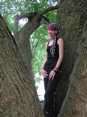 Female model photo shoot of SherryB in Susquehanna State Park, Havre de Grace, MD