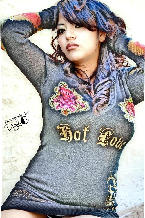 Female model photo shoot of Solei April in Orange County, makeup by MUA Rena