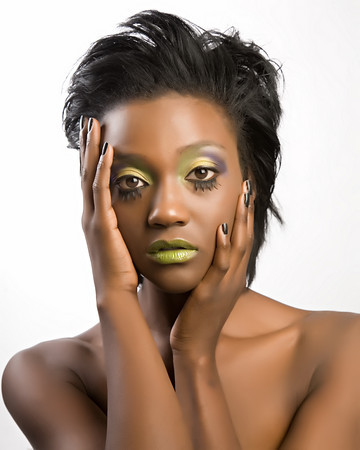 Female model photo shoot of Dessirae by CDphotography in Oklahoma City, OK, makeup by LJ Hill Makeup Artistry