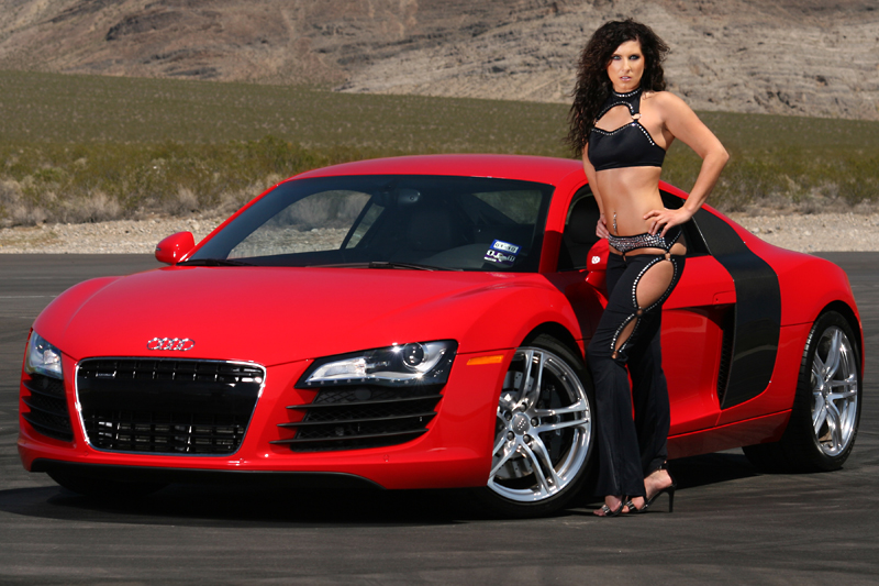 Male and Female model photo shoot of Special Ed and Crystalina in Spring Mountain Motorsports Ranch