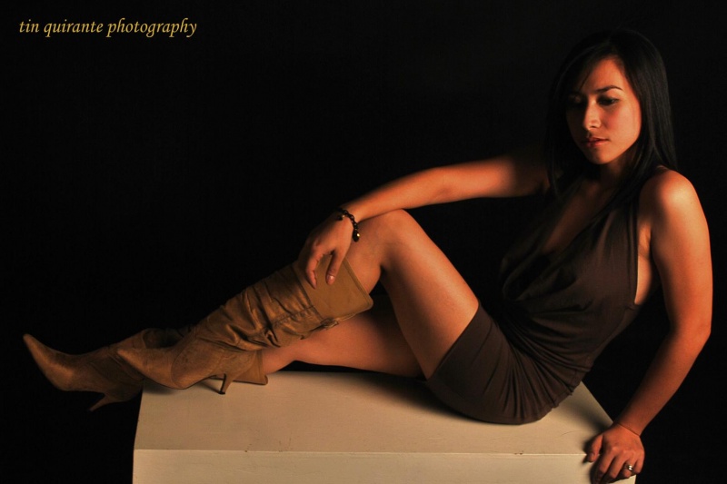 Female model photo shoot of switsexytin in red digital studio, paraÃ±aque city