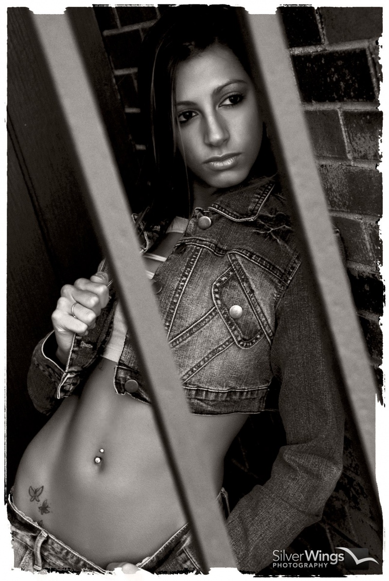 Female model photo shoot of AdrianaJ by Tim Baker- Silver Wings in Long Island