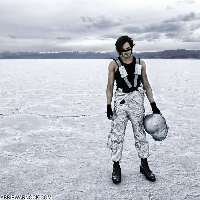 Male model photo shoot of Johnny Martin in Bonneville Salt Flats, Utah